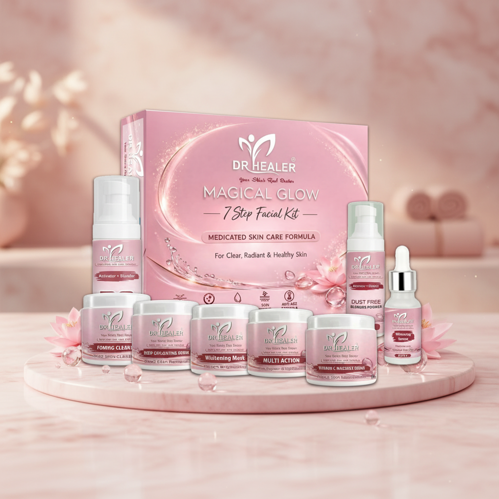 Dr Healer Magical 7 Step Facial Kit & Free Skin polish