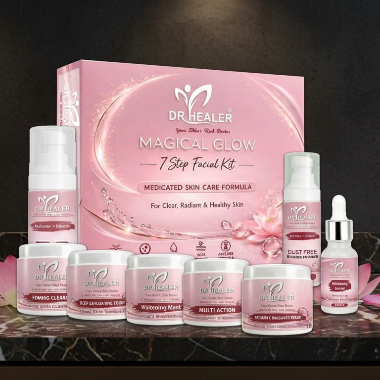 Dr Healer Magical 7 Step Facial Kit & Free Skin polish